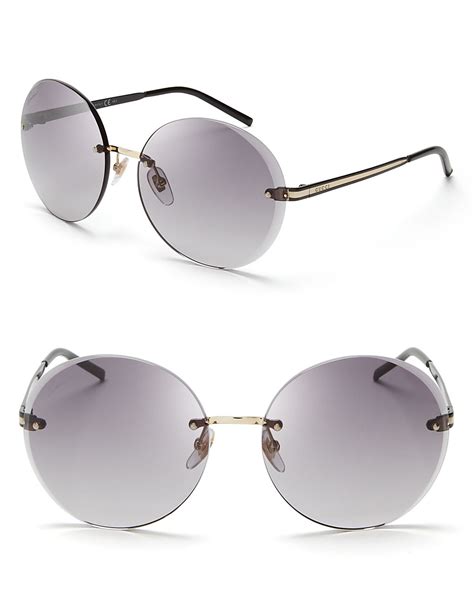 gucci grey round sunglasses|Gucci round sunglasses for men.